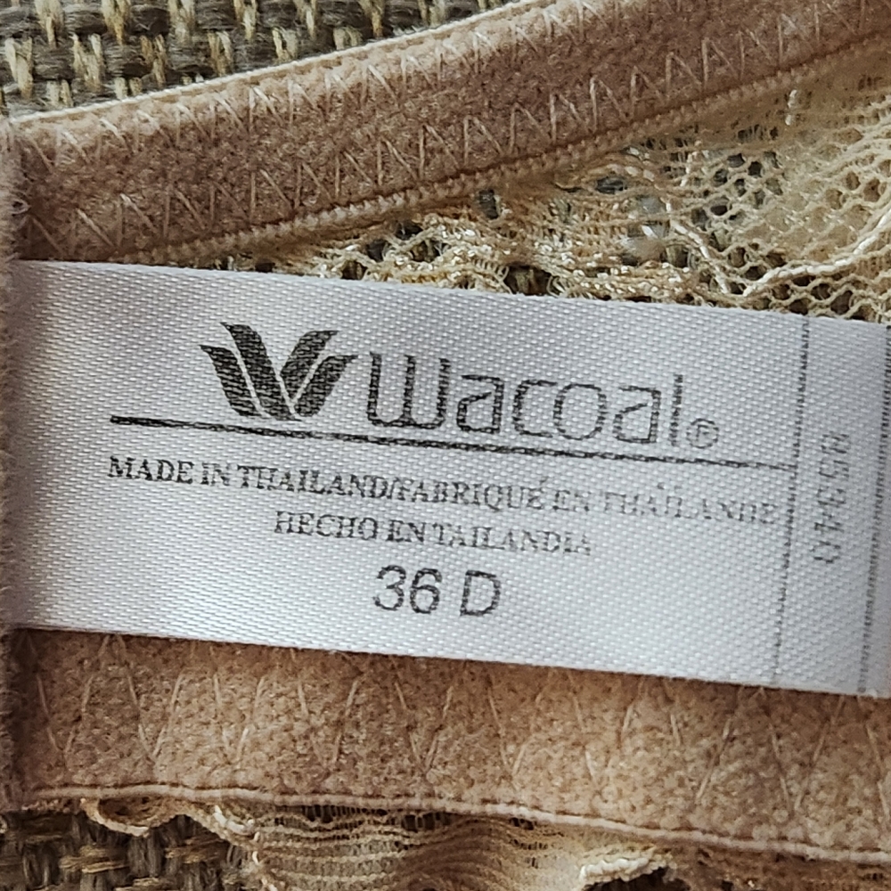 Wacoal French Garden Contour Bra 36D 85340 - Picture 8 of 10
